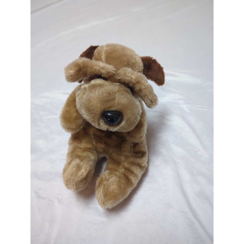 Vintage 1986 Hush Puppy Raffoler Dog Plush Stuffed Animal Stuffy Droopy Eyes  8"